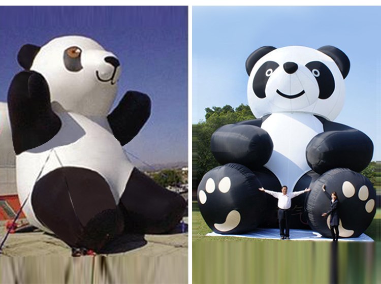 房山充气熊猫展示